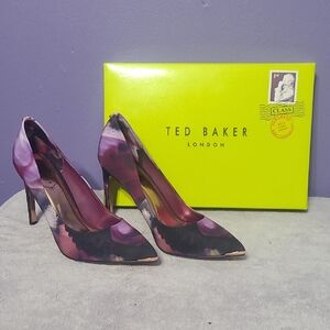 Ted Baker Purple Floral Heels